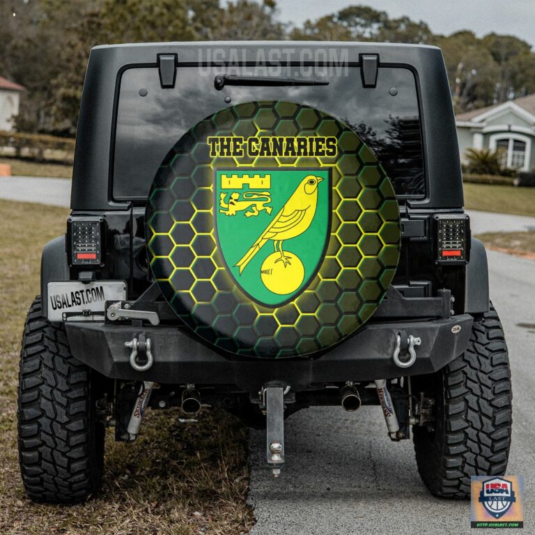 Norwich City FC Spare Tire Cover - This is awesome and unique