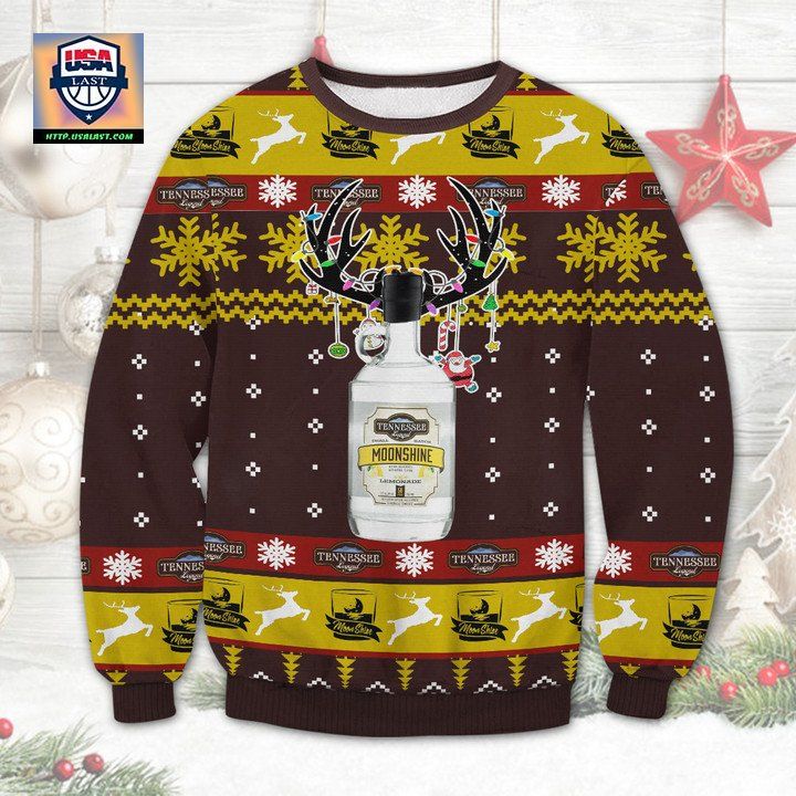 Ole Smoky Moonshine Ugly Christmas Sweater 2022 - Trending picture dear