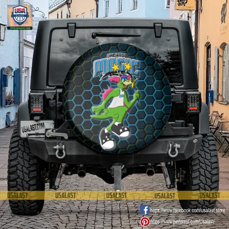 Orlando Magic NBA Mascot Spare Tire Cover - I am in love with your dress