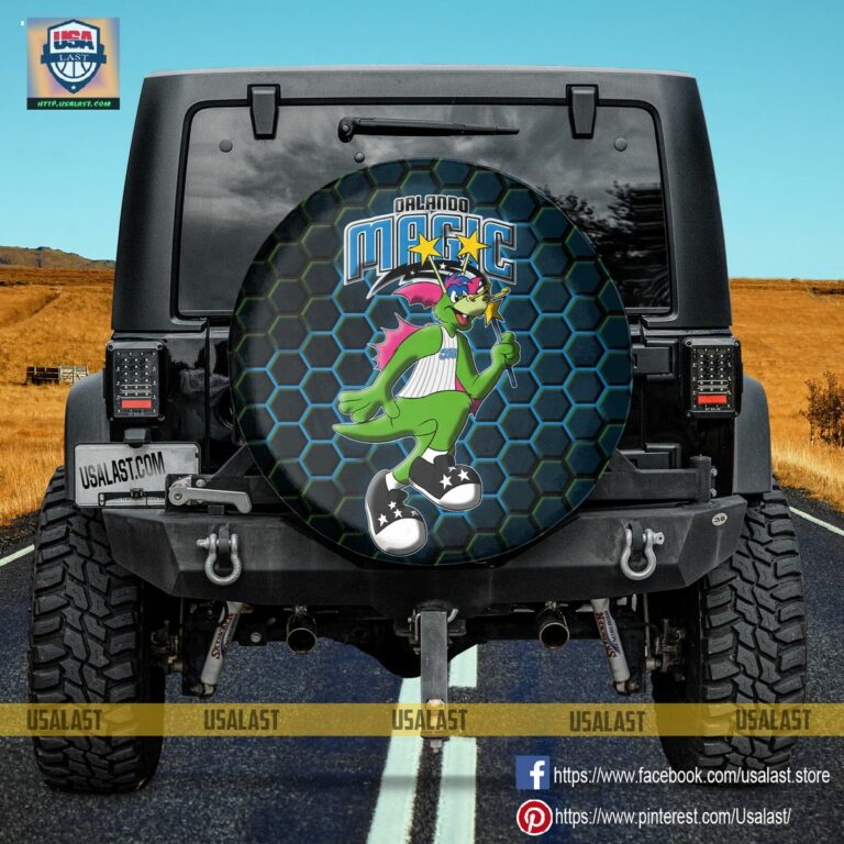 Orlando Magic NBA Mascot Spare Tire Cover - Have you joined a gymnasium?