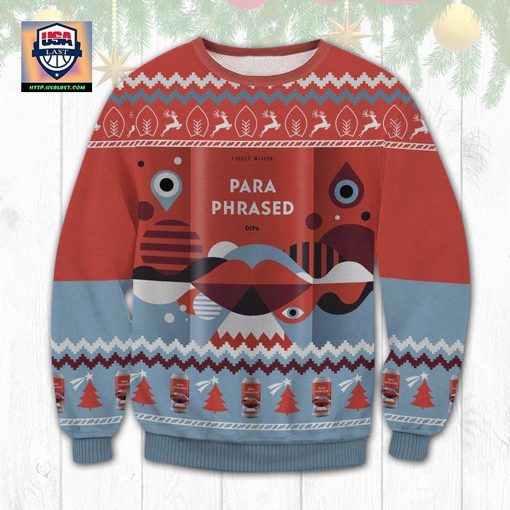 Paraphrased Dipa Beer Ugly Christmas Sweater 2022 - I like your hairstyle