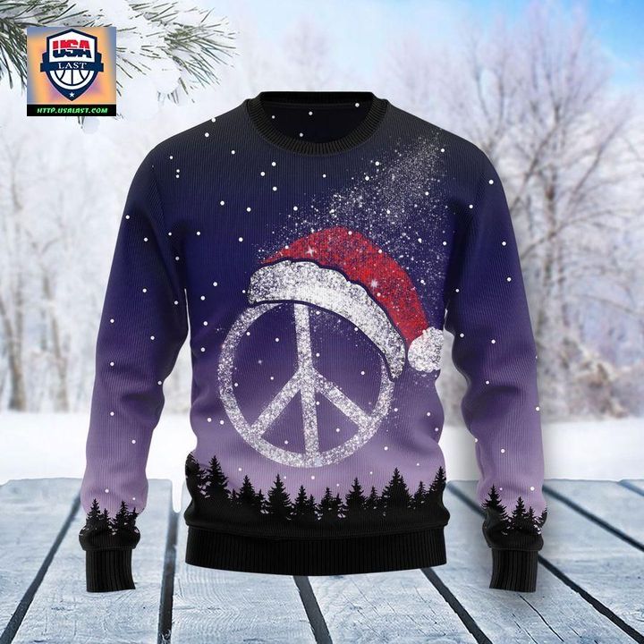 Peace Hippie Ugly Christmas Sweater 2022 - You guys complement each other