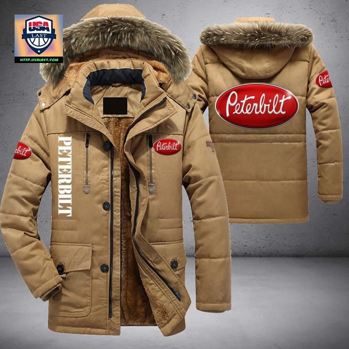 Peterbilt Logo Brand Parka Jacket Winter Coat - You tried editing this time?