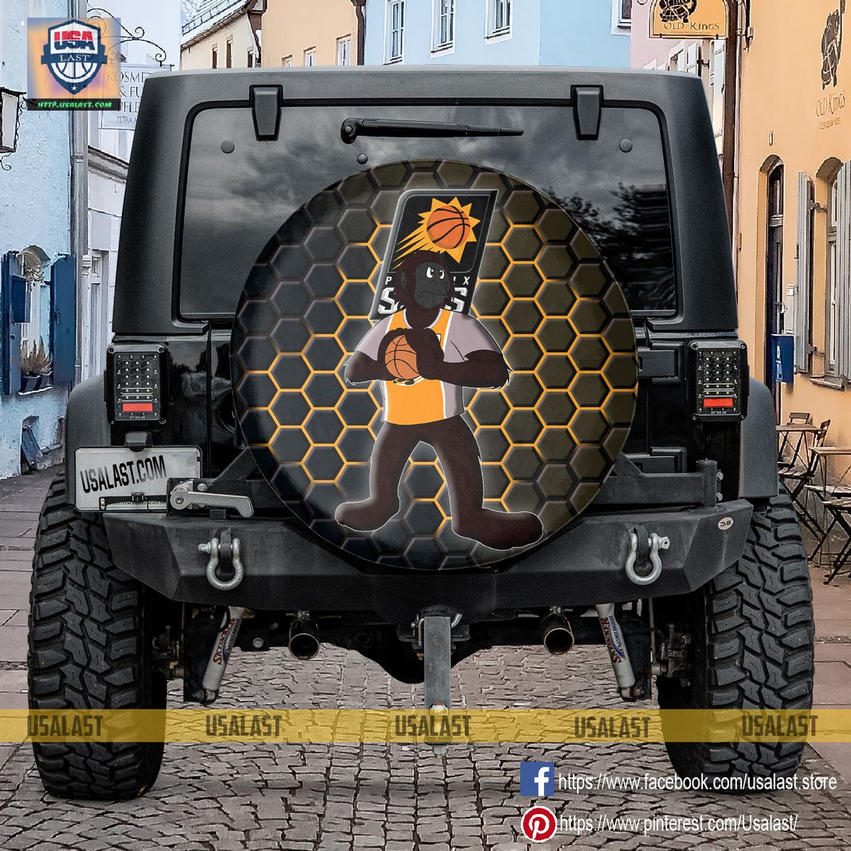 AMAZING Phoenix Suns NBA Mascot Spare Tire Cover