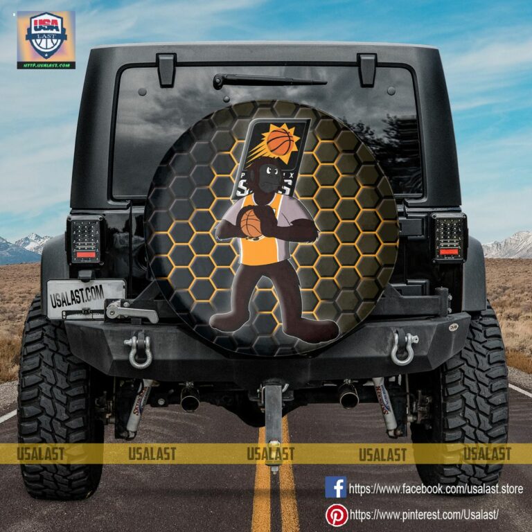 Phoenix Suns NBA Mascot Spare Tire Cover - Have no words to explain your beauty
