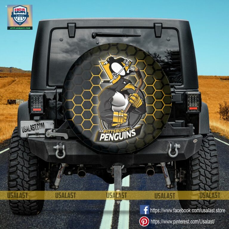 Pittsburgh Penguins MLB Mascot Spare Tire Cover - Good one dear