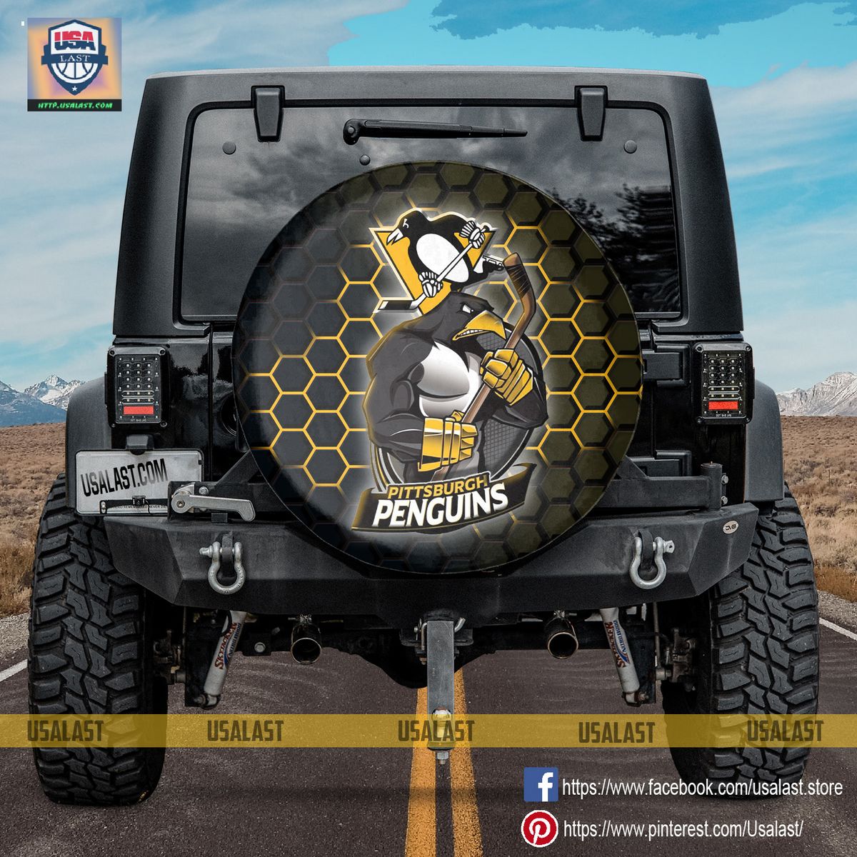 Pittsburgh Penguins MLB Mascot Spare Tire Cover - You look lazy
