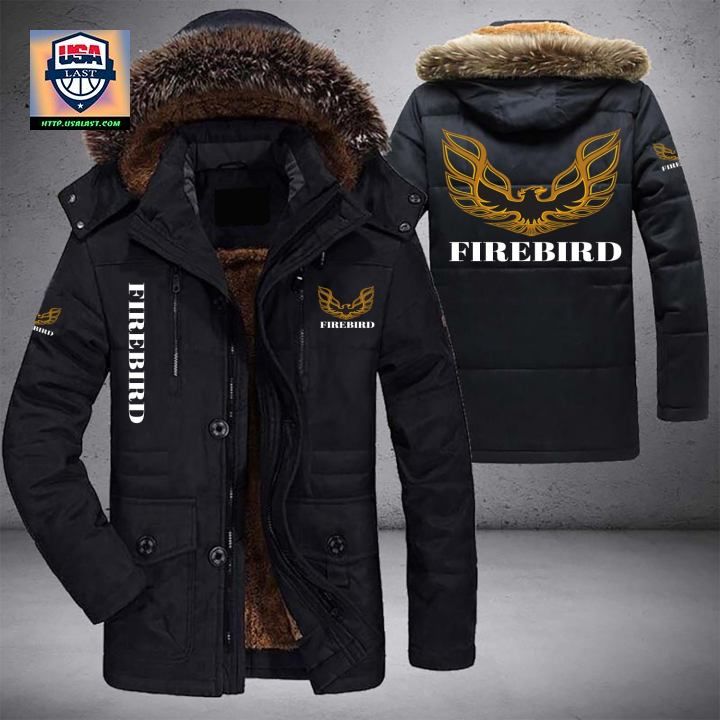 Pontiac Firebird Logo Brand Parka Jacket Winter Coat - This place looks exotic.
