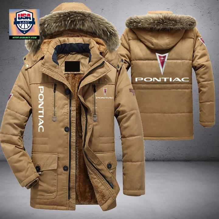 Pontiac Logo Brand Parka Jacket Winter Coat - You look handsome bro