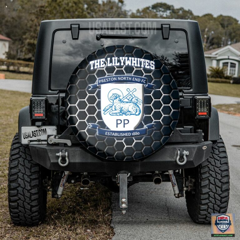 Preston North End FC Spare Tire Cover - Out of the world