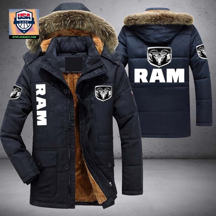 RAM Logo Brand Parka Jacket Winter Coat - You are always amazing
