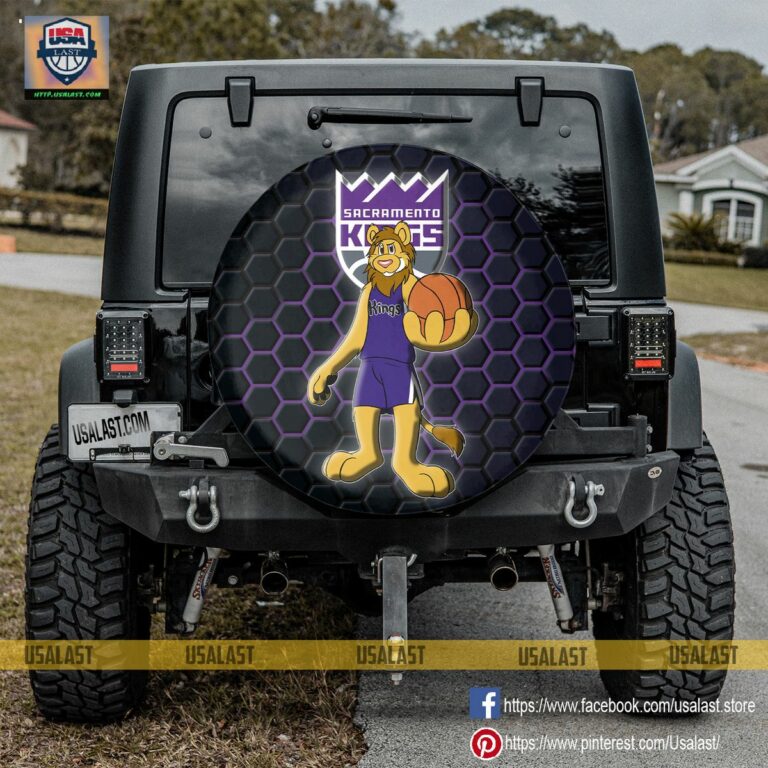 Sacramento Kings NBA Mascot Spare Tire Cover - You guys complement each other