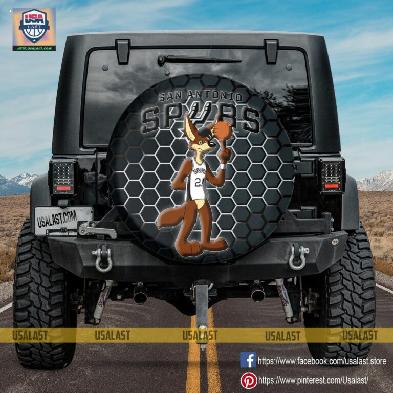 San Antonio Spurs NBA Mascot Spare Tire Cover - Loving, dare I say?
