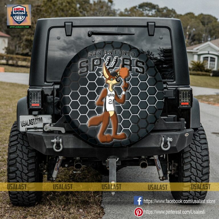 San Antonio Spurs NBA Mascot Spare Tire Cover - My favourite picture of yours