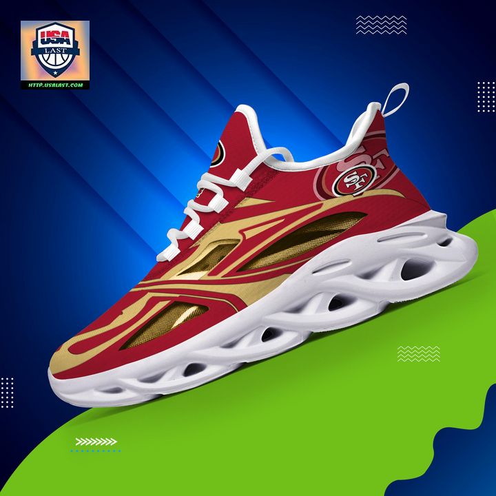 San Francisco 49ers NFL Clunky Max Soul Shoes New Model - Selfie expert