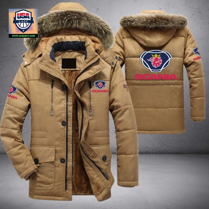Scania Car Brand Parka Jacket Winter Coat - Out of the world