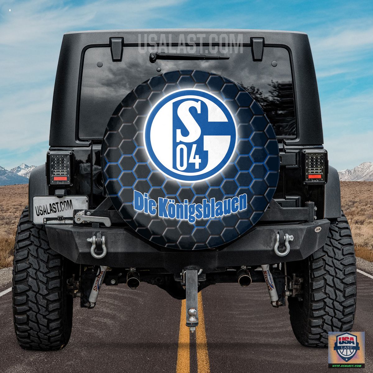 Schalke 04 Spare Tire Cover - Sizzling