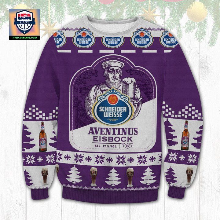 Schneider Aventinus Eisbock Beer Ugly Christmas Sweater 2022 - Long time