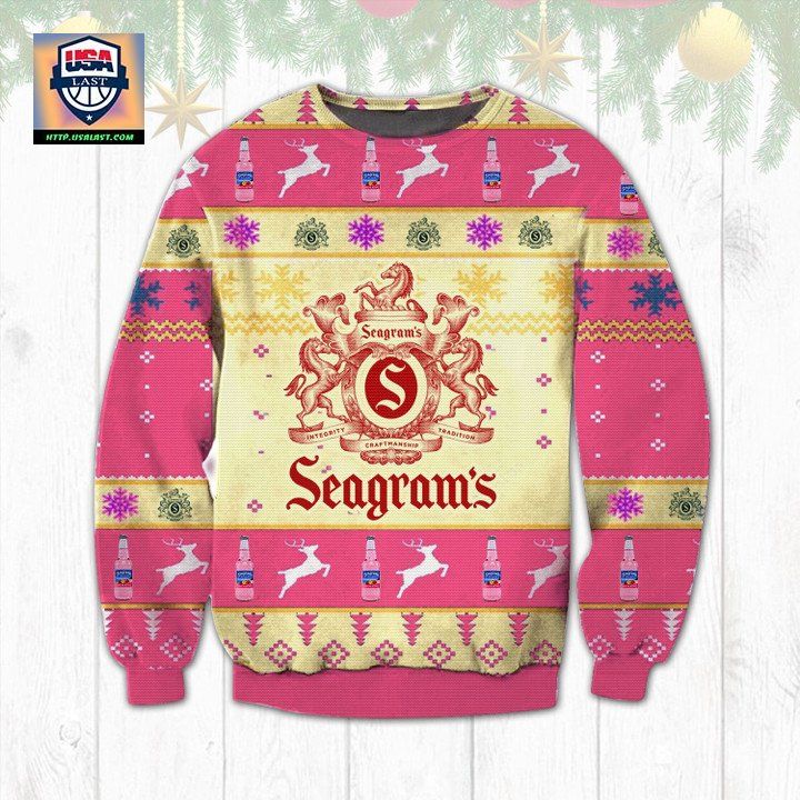 Seagram's Vodka Ugly Christmas Sweater 2022 - You are always best dear