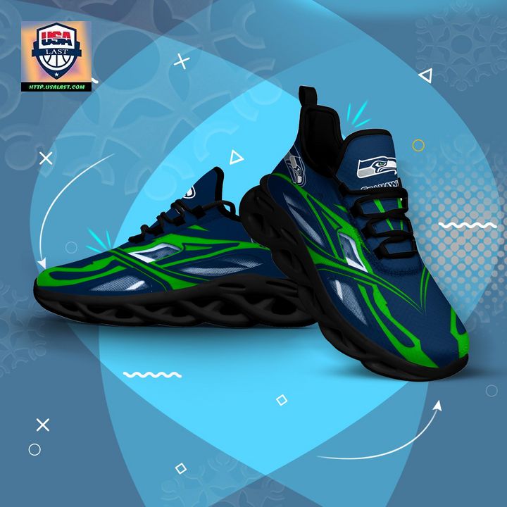 Seattle seahawks NFL Clunky Max Soul Shoes New Model - Nice photo dude