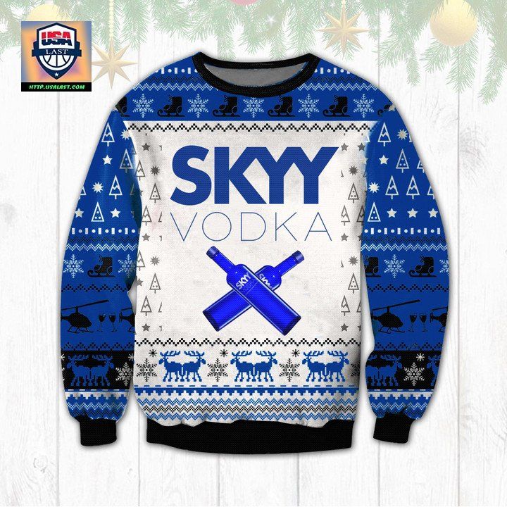 Skyy Vodka Ugly Christmas Sweater 2022 - Generous look