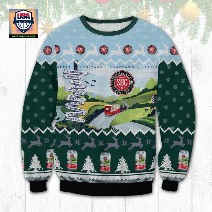 Springfield Brewing Beer Ugly Christmas Sweater 2022 - Best click of yours