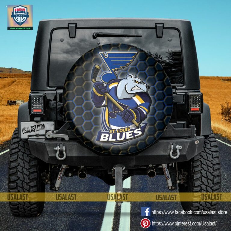 St. Louis Blues MLB Mascot Spare Tire Cover - Mesmerising