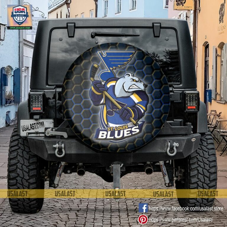 St. Louis Blues MLB Mascot Spare Tire Cover - Have you joined a gymnasium?