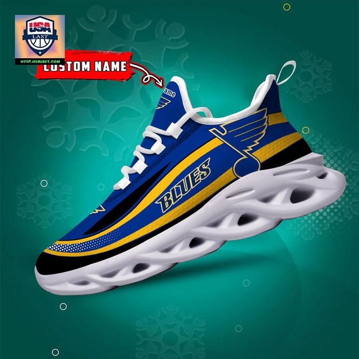 St Louis Blues NHL Clunky Max Soul Shoes New Model - Handsome as usual