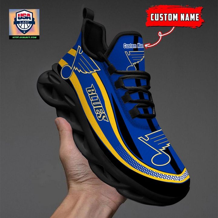 St Louis Blues NHL Clunky Max Soul Shoes New Model - Natural and awesome