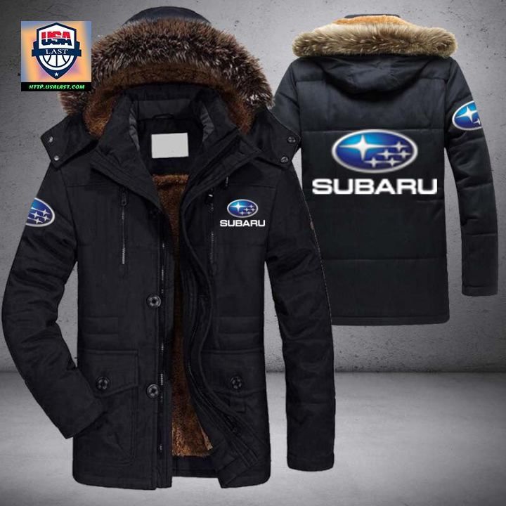 Subaru Car Brand Parka Jacket Winter Coat - Damn good