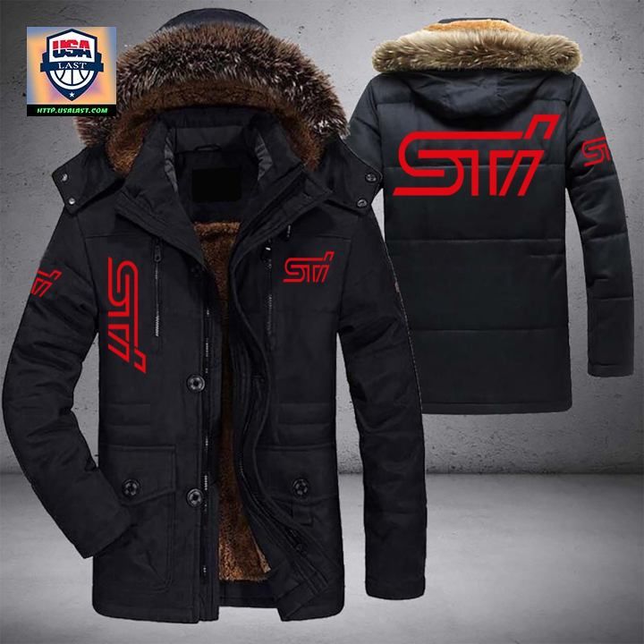 Subaru STI Logo Brand V1 Parka Jacket Winter Coat