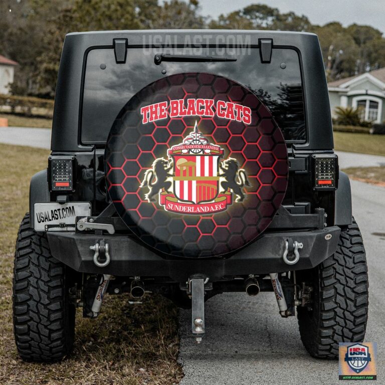Sunderland AFC Spare Tire Cover - This place looks exotic.