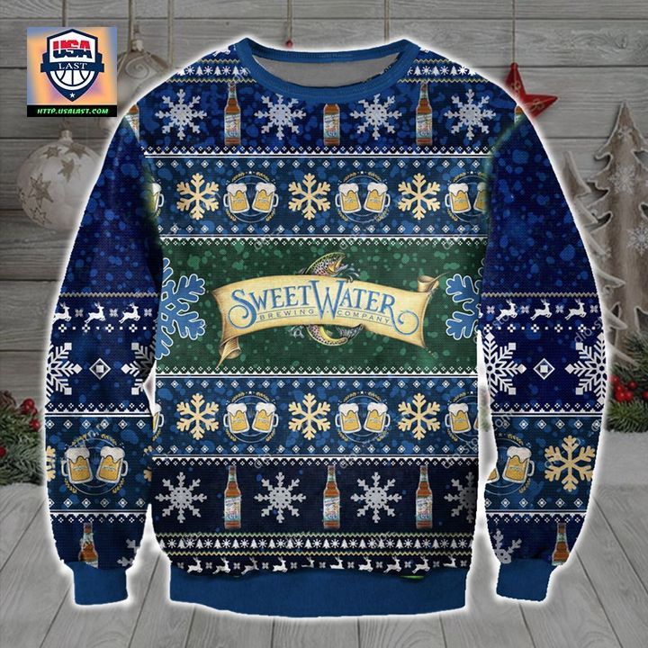 SweetWater Beer Ugly Christmas Sweater 2022 - Nice bread, I like it
