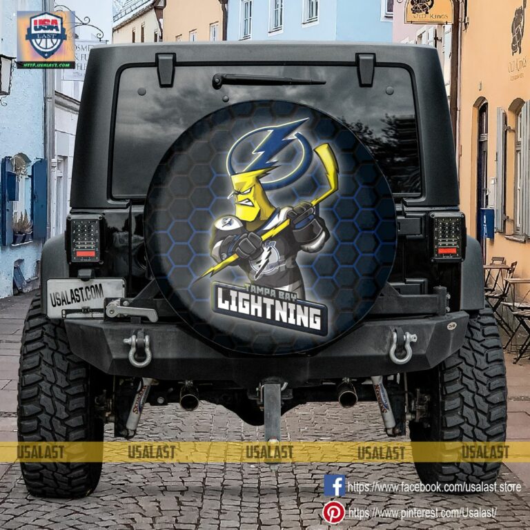 Tampa Bay Lightning MLB Mascot Spare Tire Cover - Nice elegant click