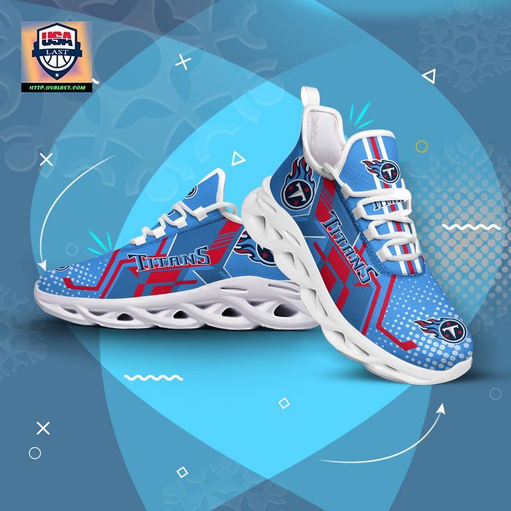 Tennessee Titans Personalized Clunky Max Soul Shoes Best Gift For Fans