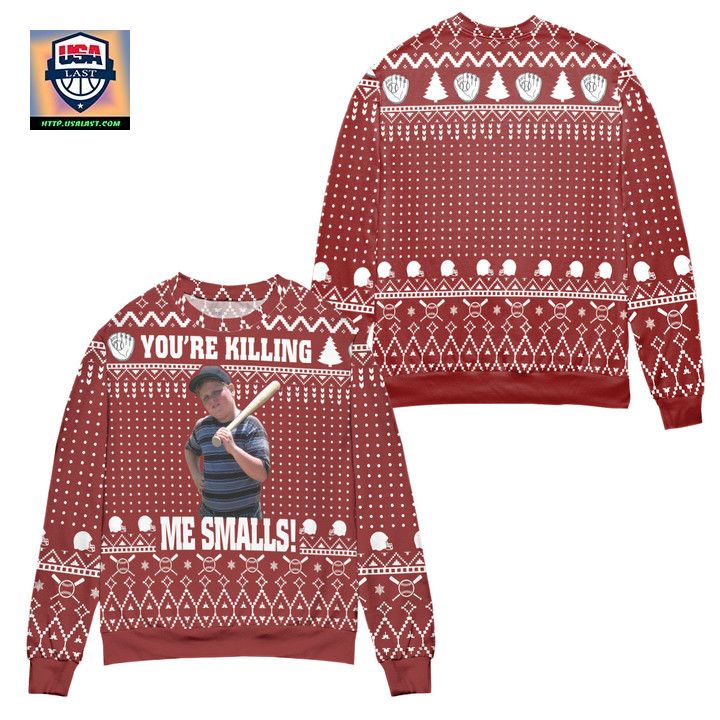 The Sandlot Youre Killing Me Smalls Ugly Christmas Sweater - Nice Pic