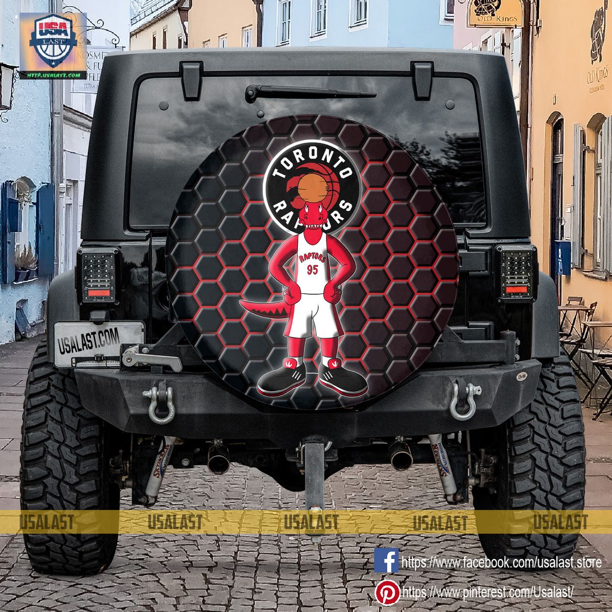 AMAZING Toronto Raptors NBA Mascot Spare Tire Cover