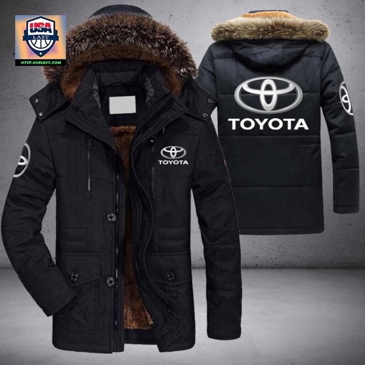Toyota Car Brand Parka Jacket Winter Coat