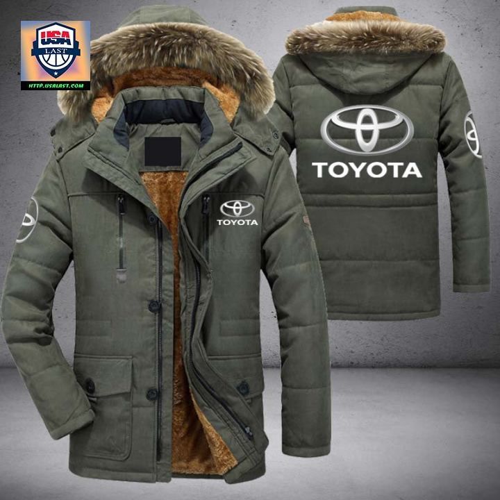 Toyota Car Brand Parka Jacket Winter Coat - Oh my God you have put on so much!