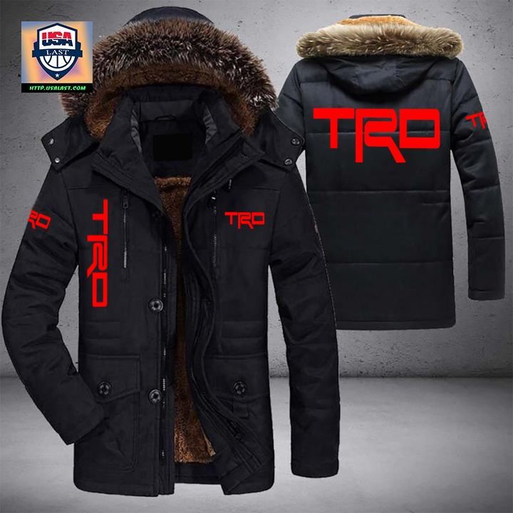 TRD Logo Brand Parka Jacket Winter Coat - Looking so nice