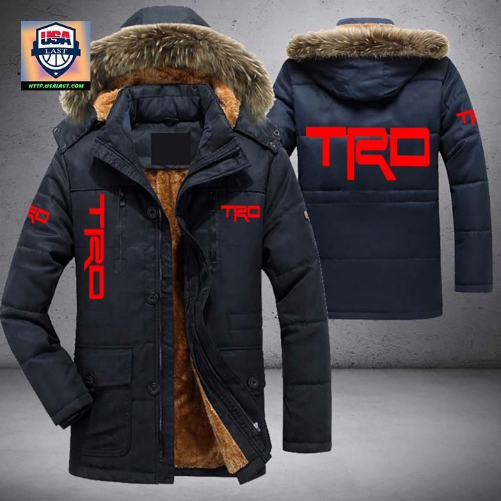 TRD Logo Brand Parka Jacket Winter Coat - Good one dear