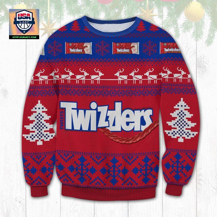 Twizzlers Candy Ugly Christmas Sweater 2022 - Royal Pic of yours