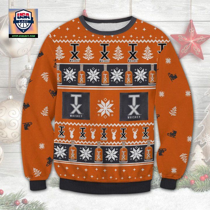TX Whiskey Ranch Ugly Christmas Sweater 2022 - This place looks exotic.