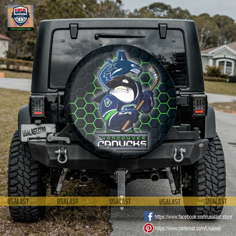 Vancouver Canucks MLB Mascot Spare Tire Cover - Best click of yours