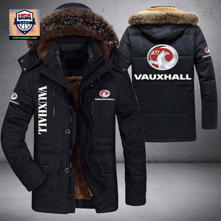 Vauxhall Logo Brand Parka Jacket Winter Coat