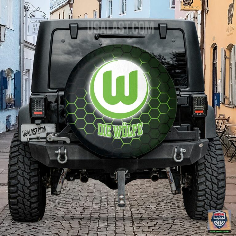 VfL Wolfsburg Spare Tire Cover - You look insane in the picture, dare I say