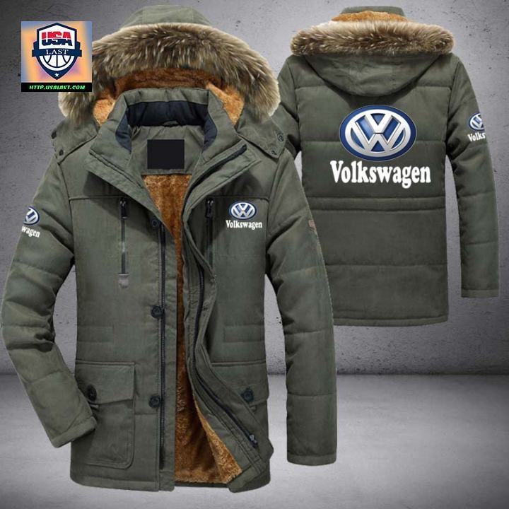 Volkswagen Car Brand Parka Jacket Winter Coat - This place looks exotic.