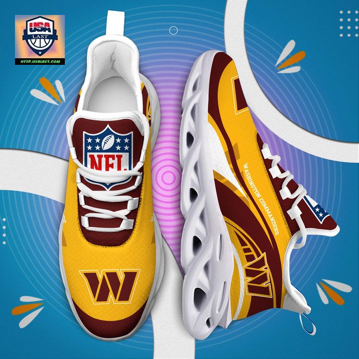Washington Commanders NFL Customized Max Soul Sneaker