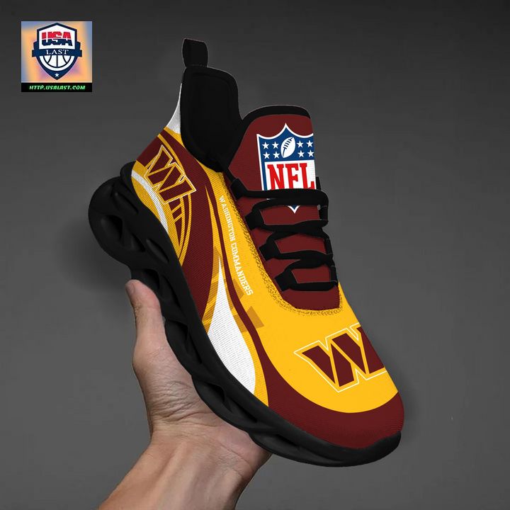 Washington Commanders NFL Customized Max Soul Sneaker - Best click of yours